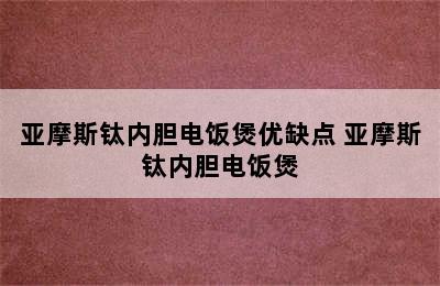 亚摩斯钛内胆电饭煲优缺点 亚摩斯钛内胆电饭煲